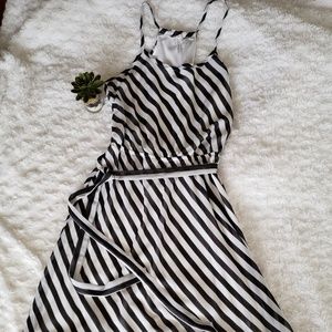 Black & white Spaghetti strap Dress